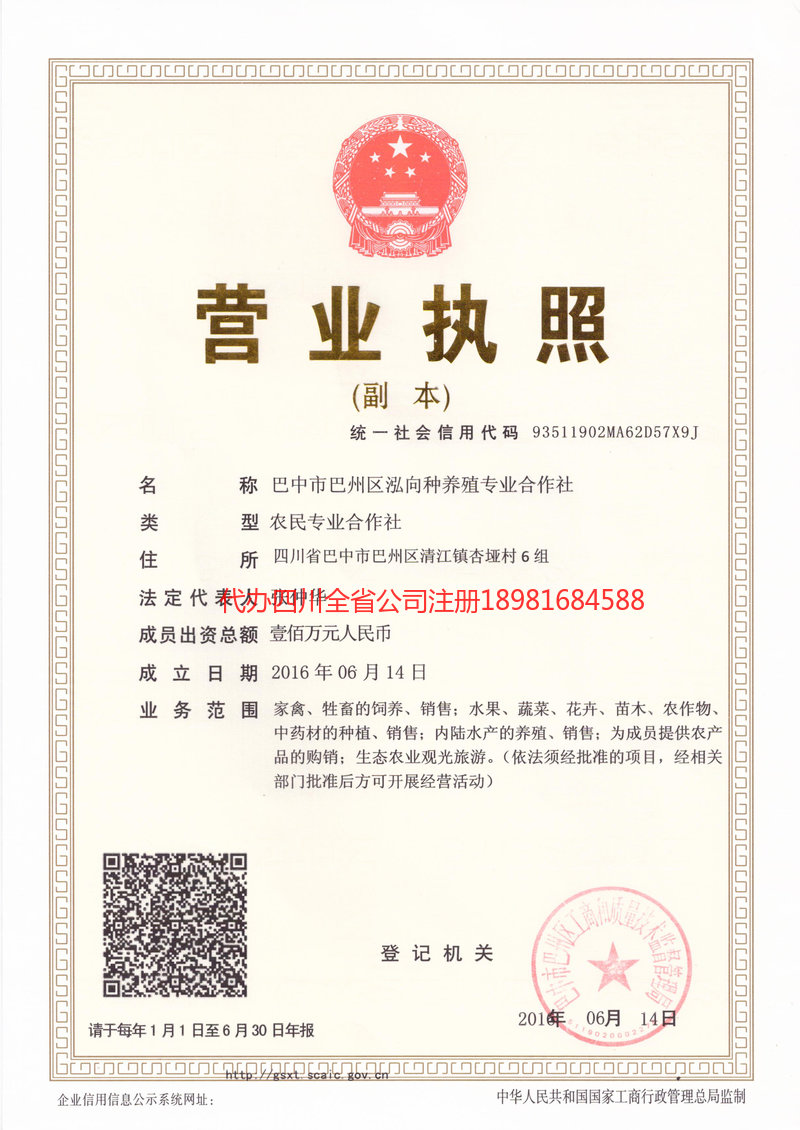 宝兴宝兴泓向种养殖专业合作社